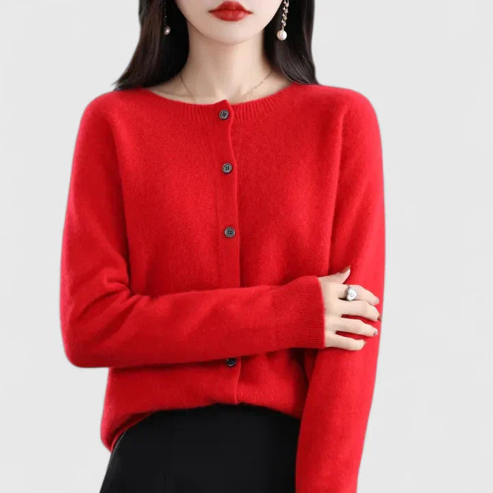 Melinda | Button-Up Knit Cardigan for Women