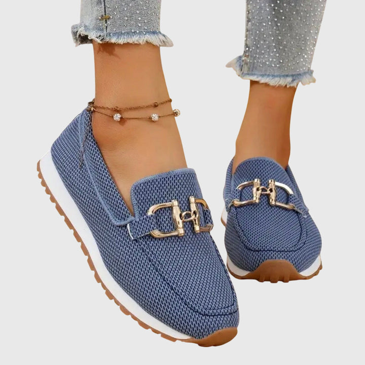 Leyla | Platform Loafers with Hardware Detail