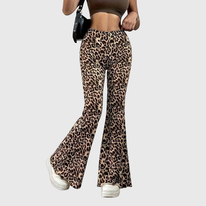Arya | High Waist Leopard Bootcut