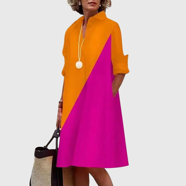 Celine | Casual Pocket Midi Dress