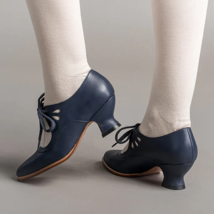 Suzanne | Lace-Up Vintage Mary Jane Heels