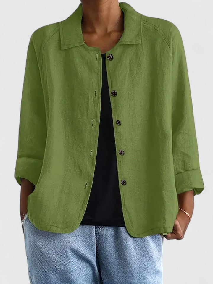 Kathleen | Relaxed Button Up Shirt with Collar