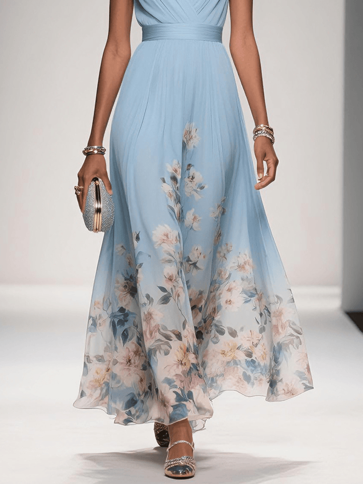 Alecia | Floral Print Midi Dress