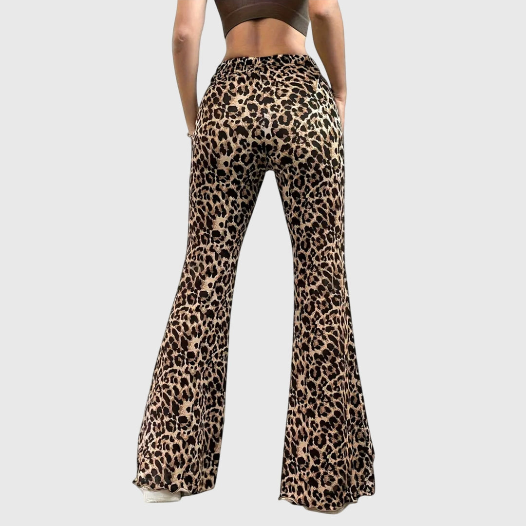 Arya | High Waist Leopard Bootcut