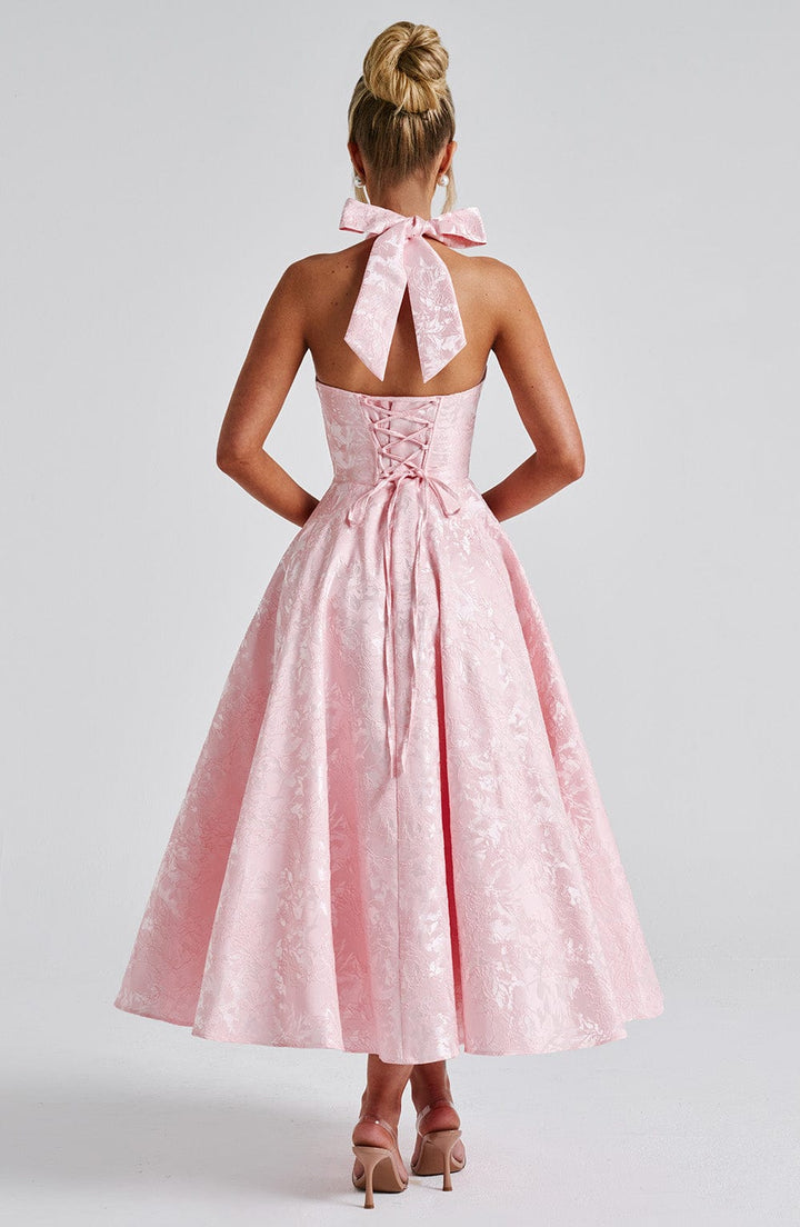 Charlotte | Halter Midi Formal Dress