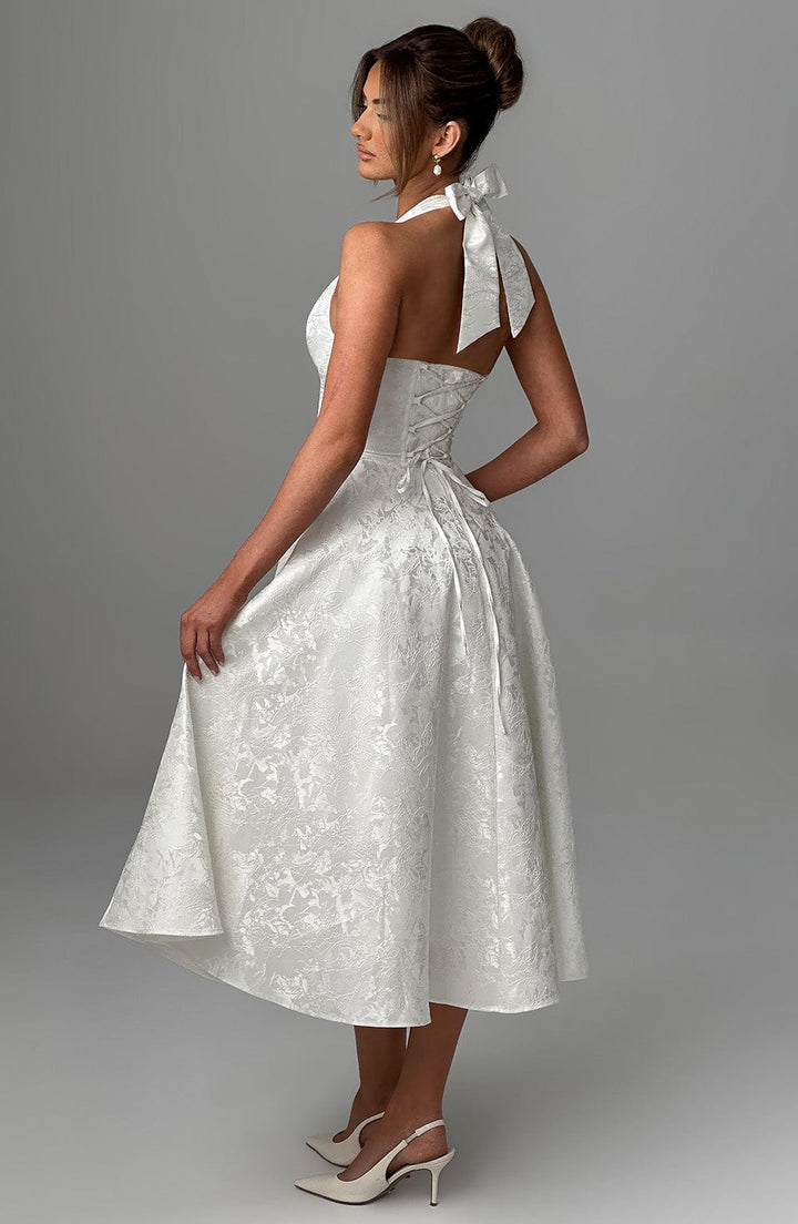 Charlotte | Halter Midi Formal Dress
