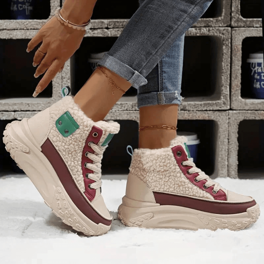 Allyson | High Top Lace-Up Platform Boots