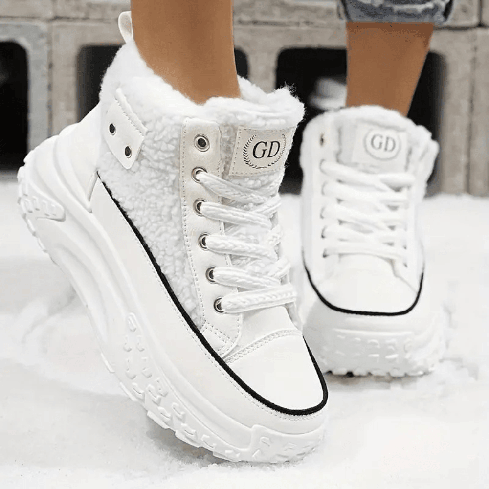 Allyson | High Top Lace-Up Platform Boots