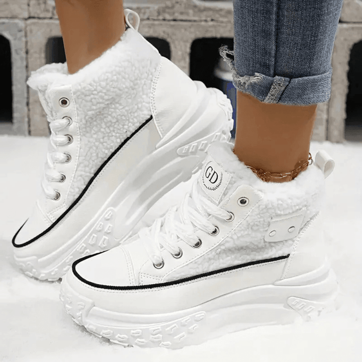 Allyson | High Top Lace-Up Platform Boots