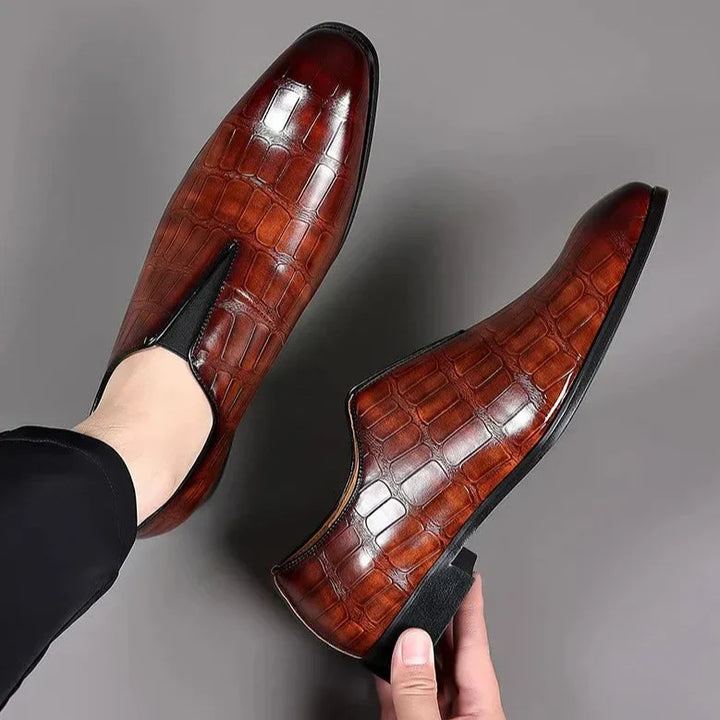 Abel | Textured Slip-On Dress Shoes
