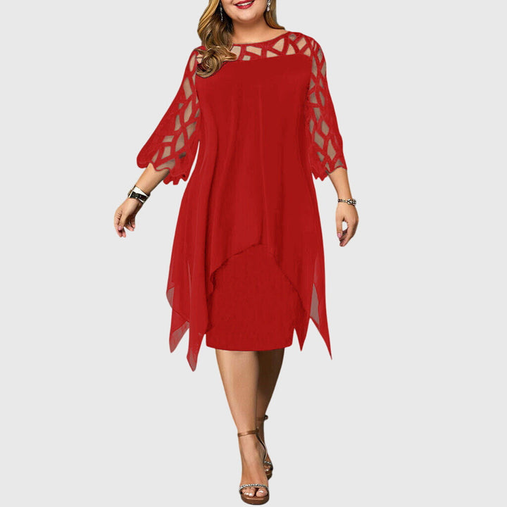 Lorelei | Plus Size Dresses with Lace Sleeves