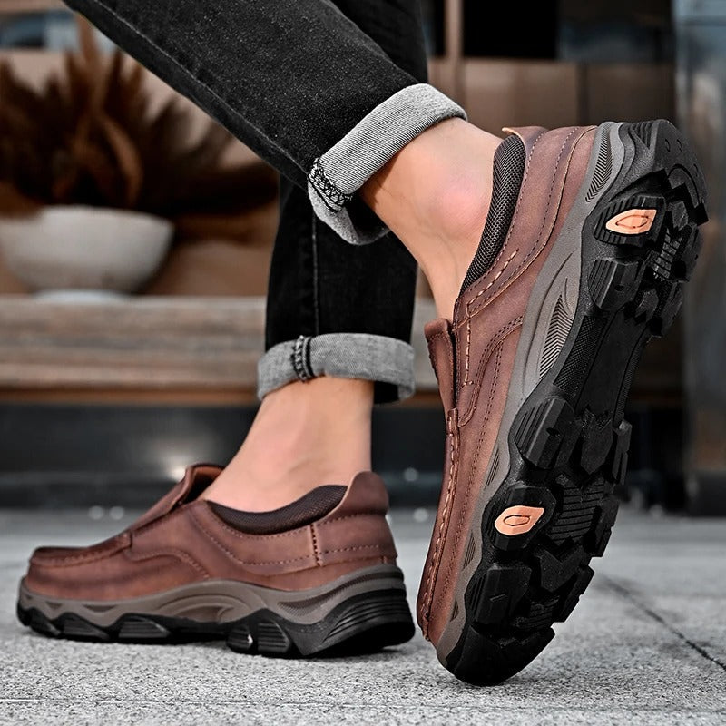 Asher | Round Toe Thick Sole Loafers