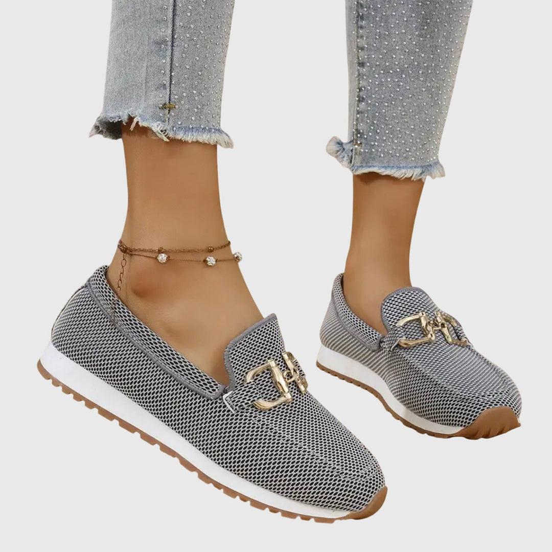 Leyla | Platform Loafers with Hardware Detail