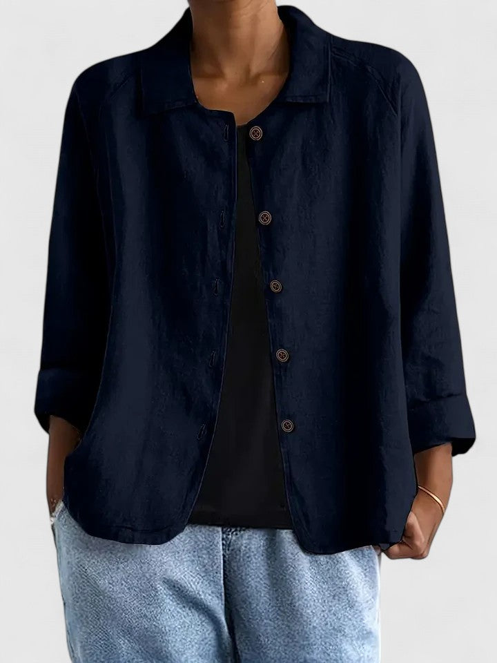 Kathleen | Relaxed Button Up Shirt with Collar