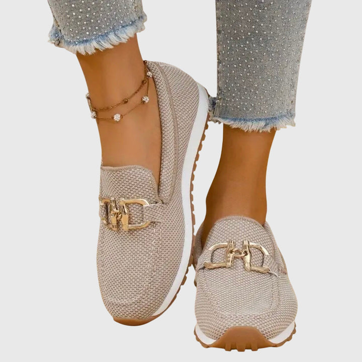 Leyla | Platform Loafers with Hardware Detail