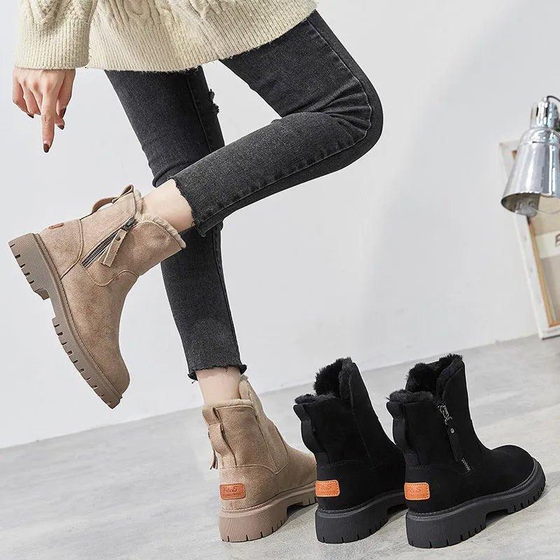 Angelita | Side Zip Padded Ankle Boots