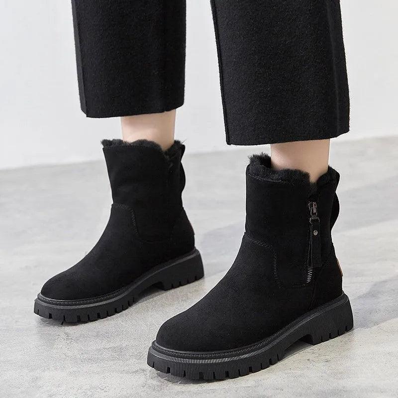 Angelita | Side Zip Padded Ankle Boots