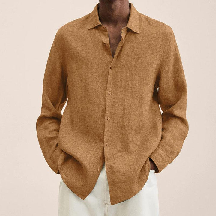 Nathan | Button Down Long Sleeve Shirt