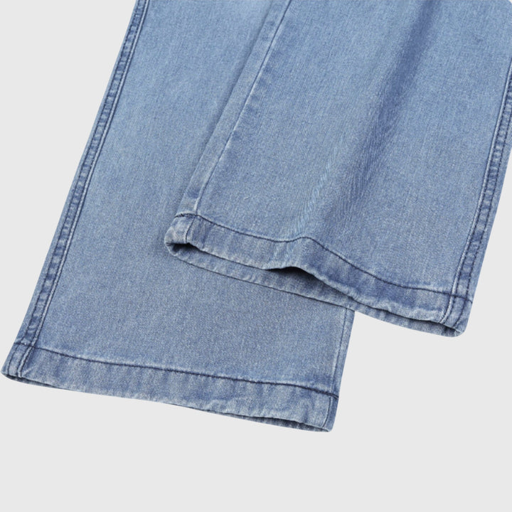 Payton | Light Blue High Waist Wide Leg Jeans