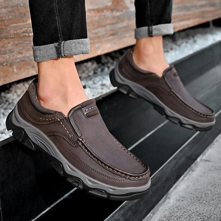 Asher | Round Toe Thick Sole Loafers