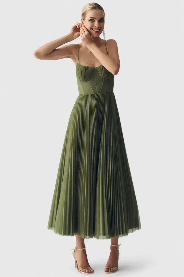 Caledonia | Corset Midi Dress