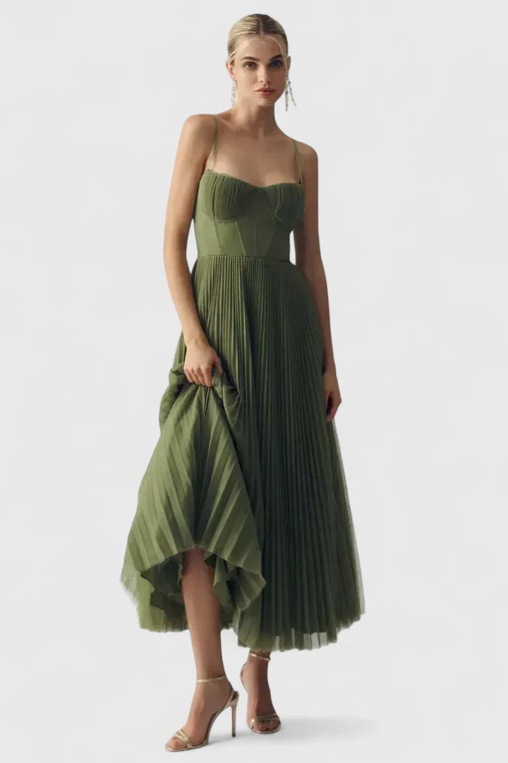 Caledonia | Corset Midi Dress