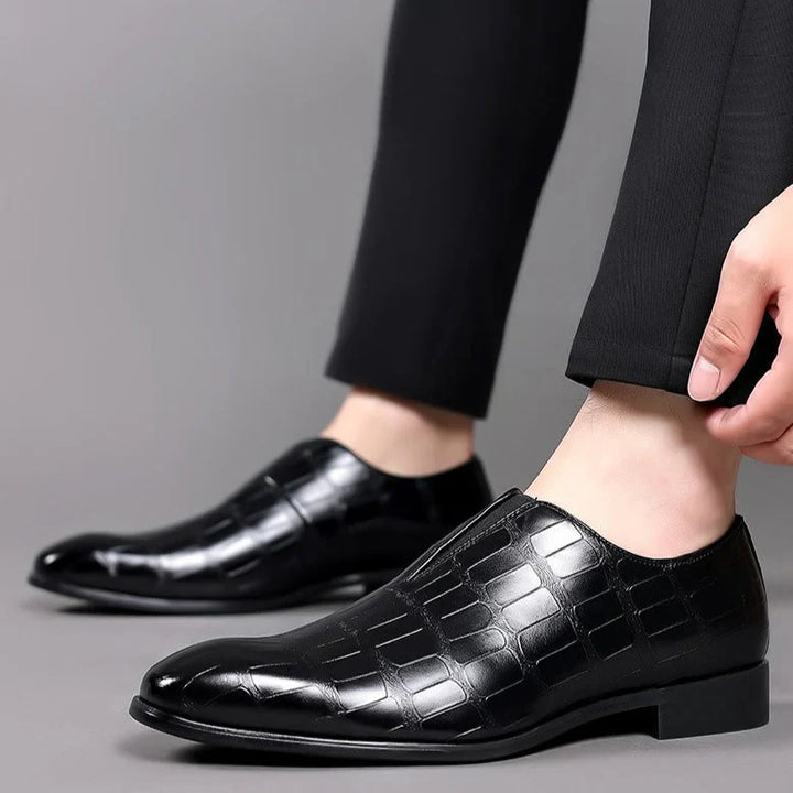 Abel | Textured Slip-On Dress Shoes