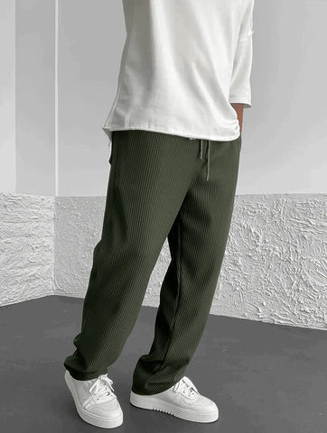 Alex | Vertical Stripe Wide Lounge Pants