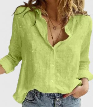 Cassidy | Classic Button-Down Blouse