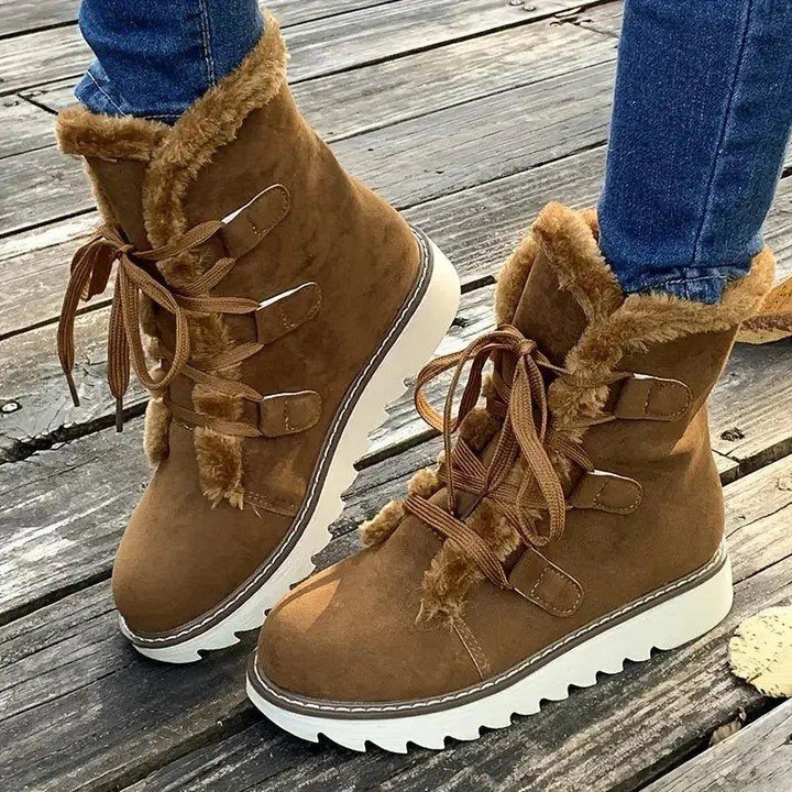 Odessa | Structured Lace-Up Ankle Boots