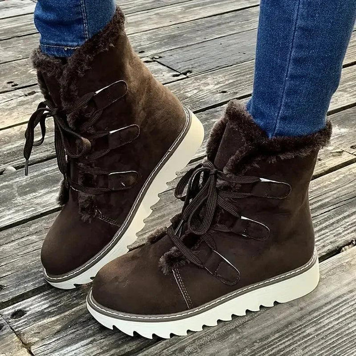 Odessa | Structured Lace-Up Ankle Boots