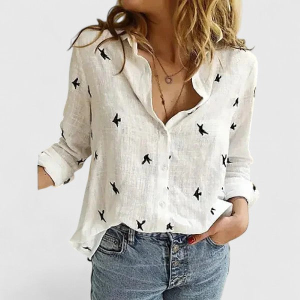Cassidy | Classic Button-Down Blouse