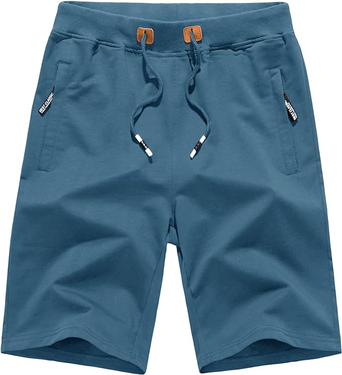 Reid | Elastic Waist Zip Pocket Shorts