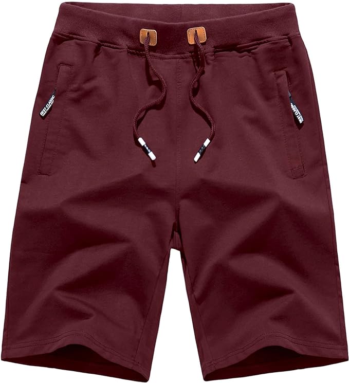 Reid | Elastic Waist Zip Pocket Shorts