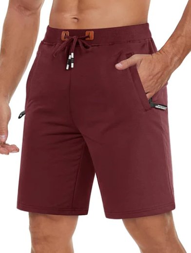 Reid | Elastic Waist Zip Pocket Shorts