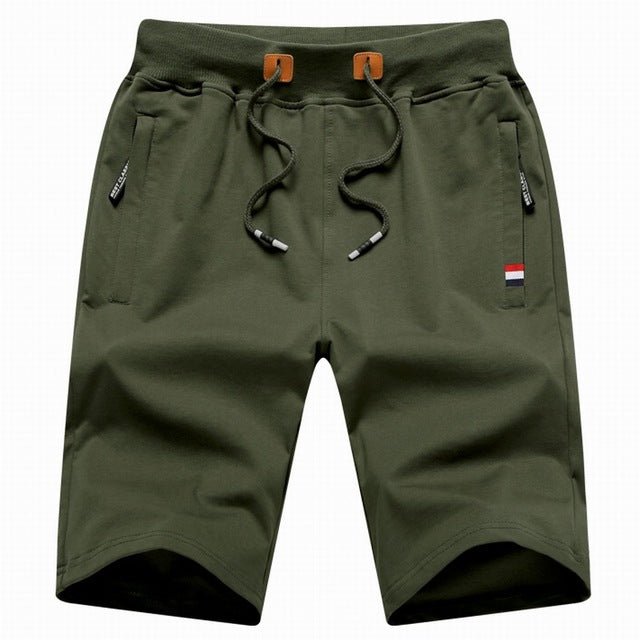 Reid | Elastic Waist Zip Pocket Shorts