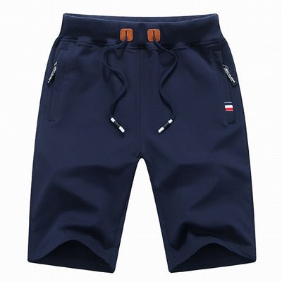 Reid | Elastic Waist Zip Pocket Shorts