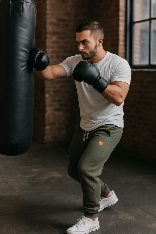 Alan | Slim Cuffed Ankle Joggers