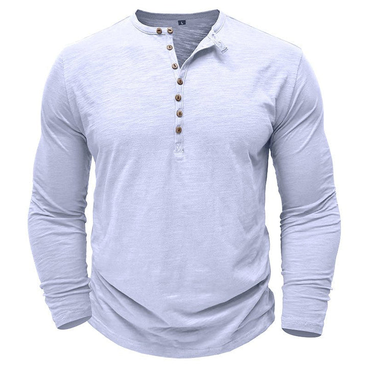 Brent | Classic Long-Sleeve Henley Shirt