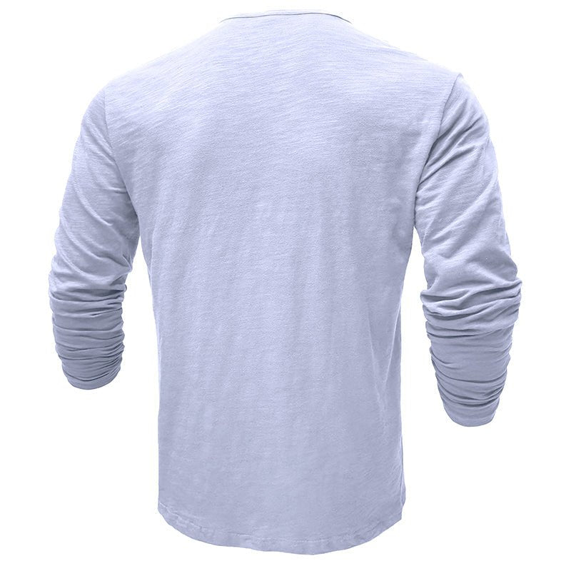 Brent | Classic Long-Sleeve Henley Shirt