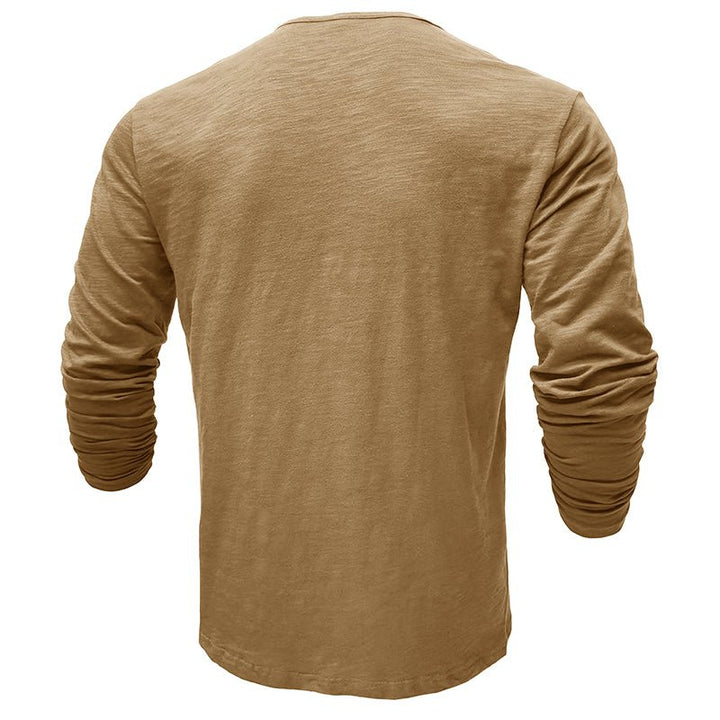 Brent | Classic Long-Sleeve Henley Shirt