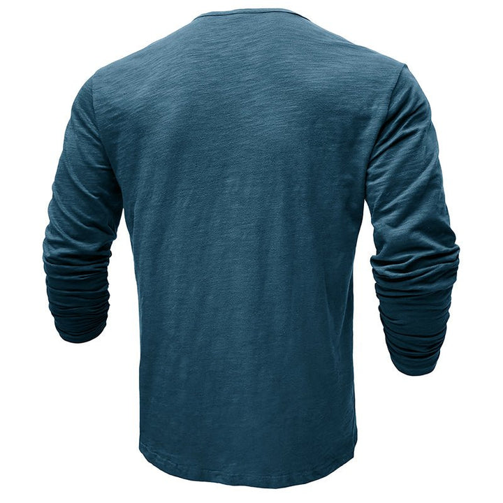 Brent | Classic Long-Sleeve Henley Shirt