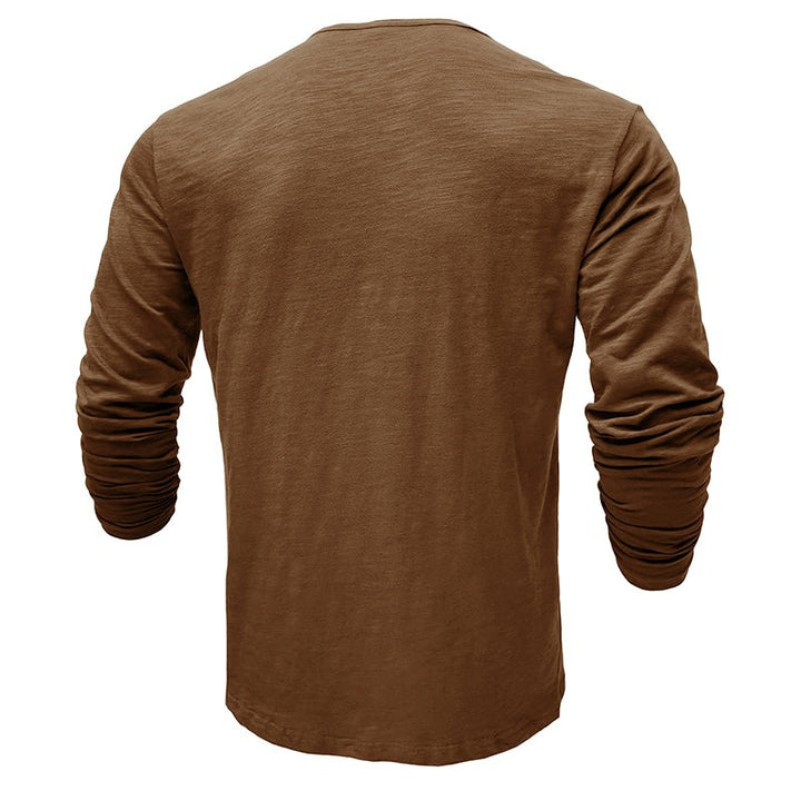 Brent | Classic Long-Sleeve Henley Shirt