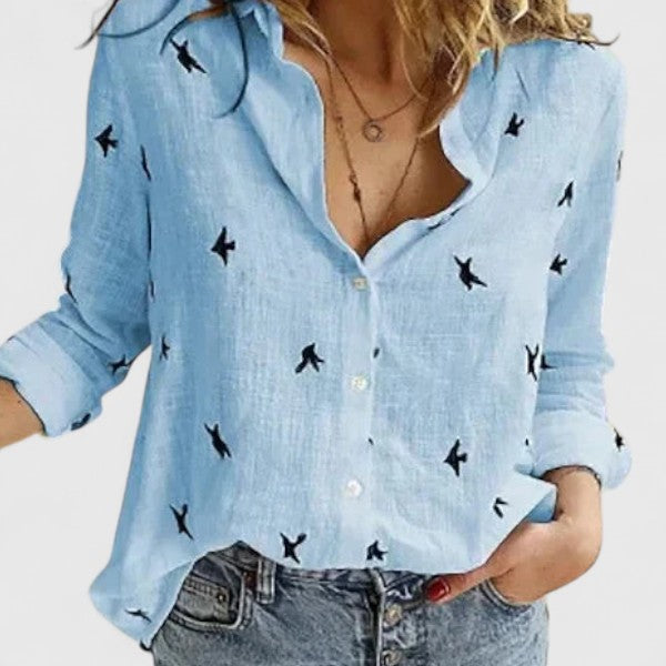 Cassidy | Classic Button-Down Blouse