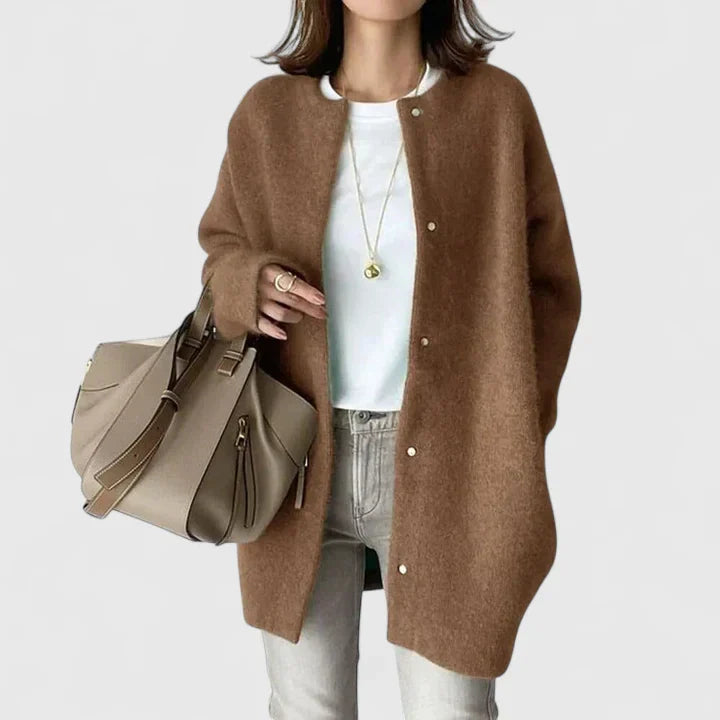 Helen | Modern Button-Front Jacket