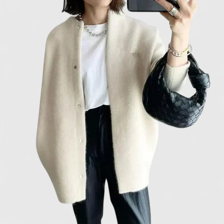 Helen | Modern Button-Front Jacket