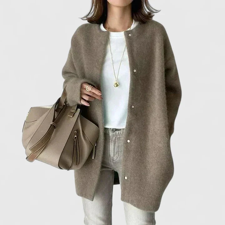 Helen | Modern Button-Front Jacket