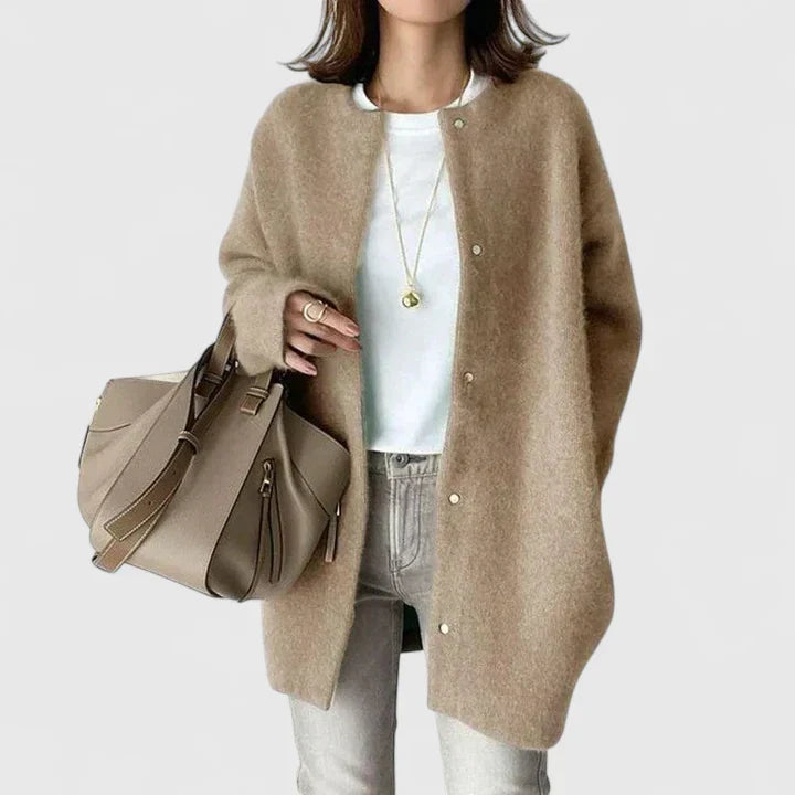 Helen | Modern Button-Front Jacket