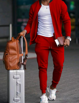 Dan | Travel Zipper Tracksuit Set