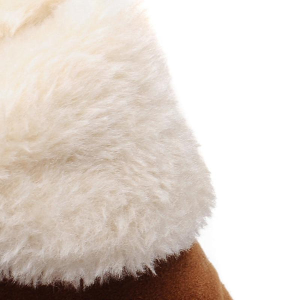 Moriah | Faux Fur Lined Ankle Boots Chunky Sole